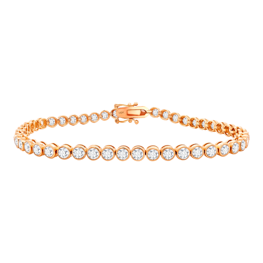 All the Way – Diamond by the Yard Bracelet in 14K Gold