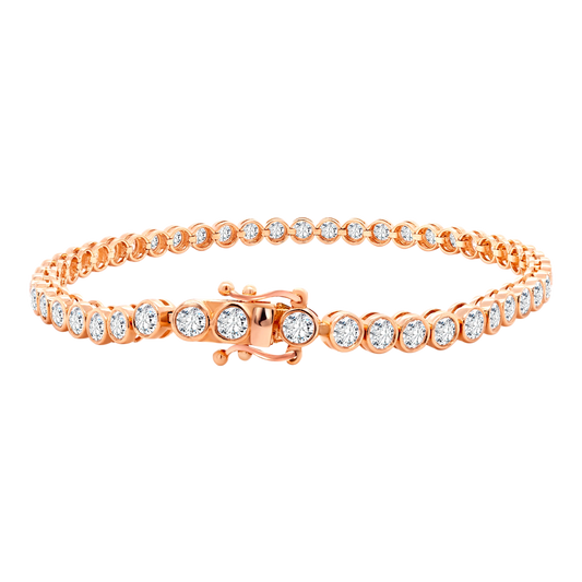 All the Way – Diamond by the Yard Bracelet in 14K Gold